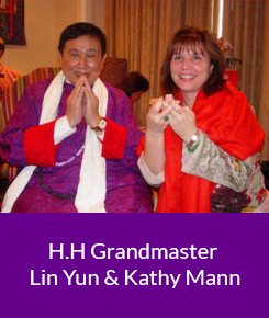 H.H Grandmaster Lin Yun and Kathy Mann